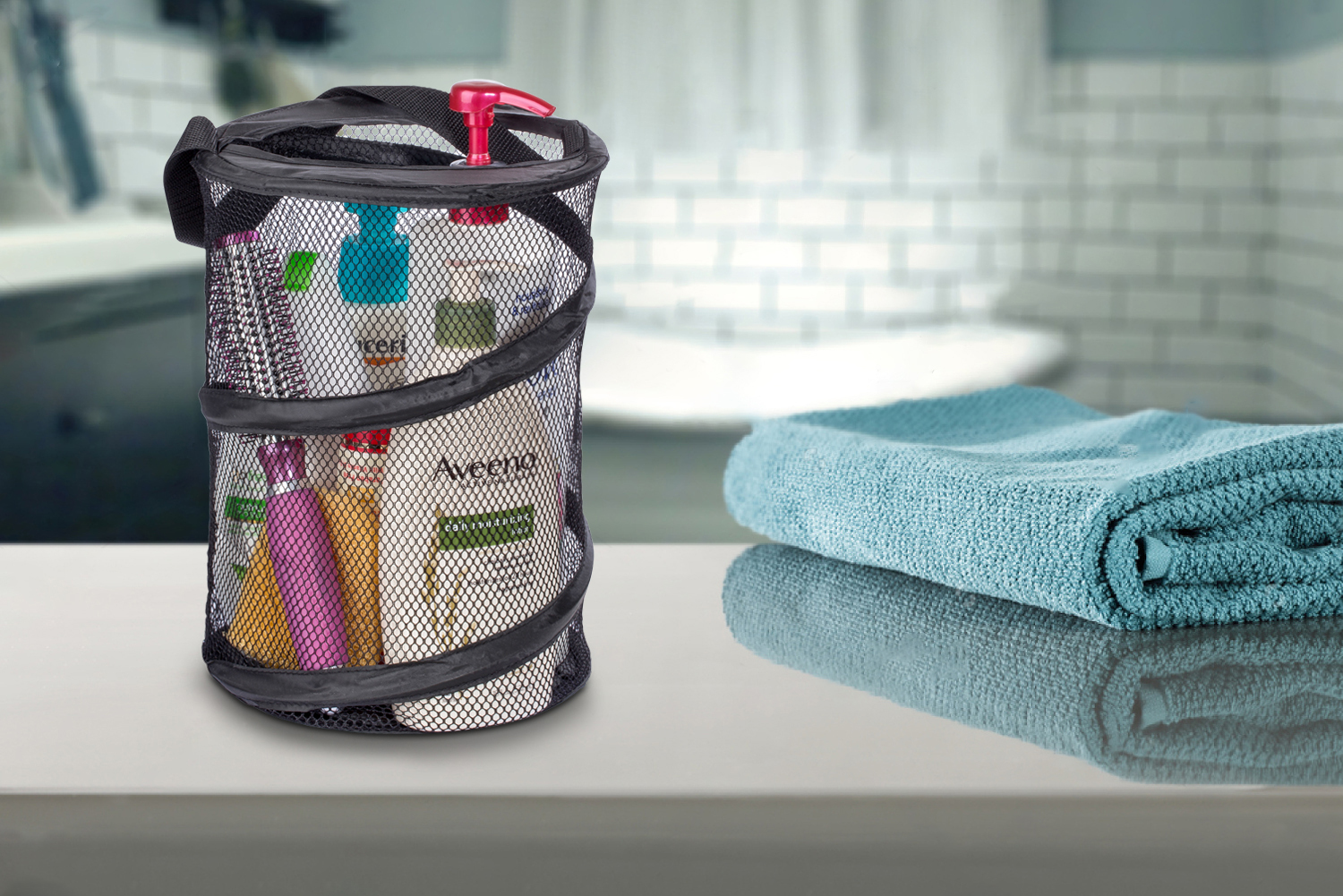 Dorm Shower Caddy Tote - Carry your Personal Care Items Right Into the Shower.