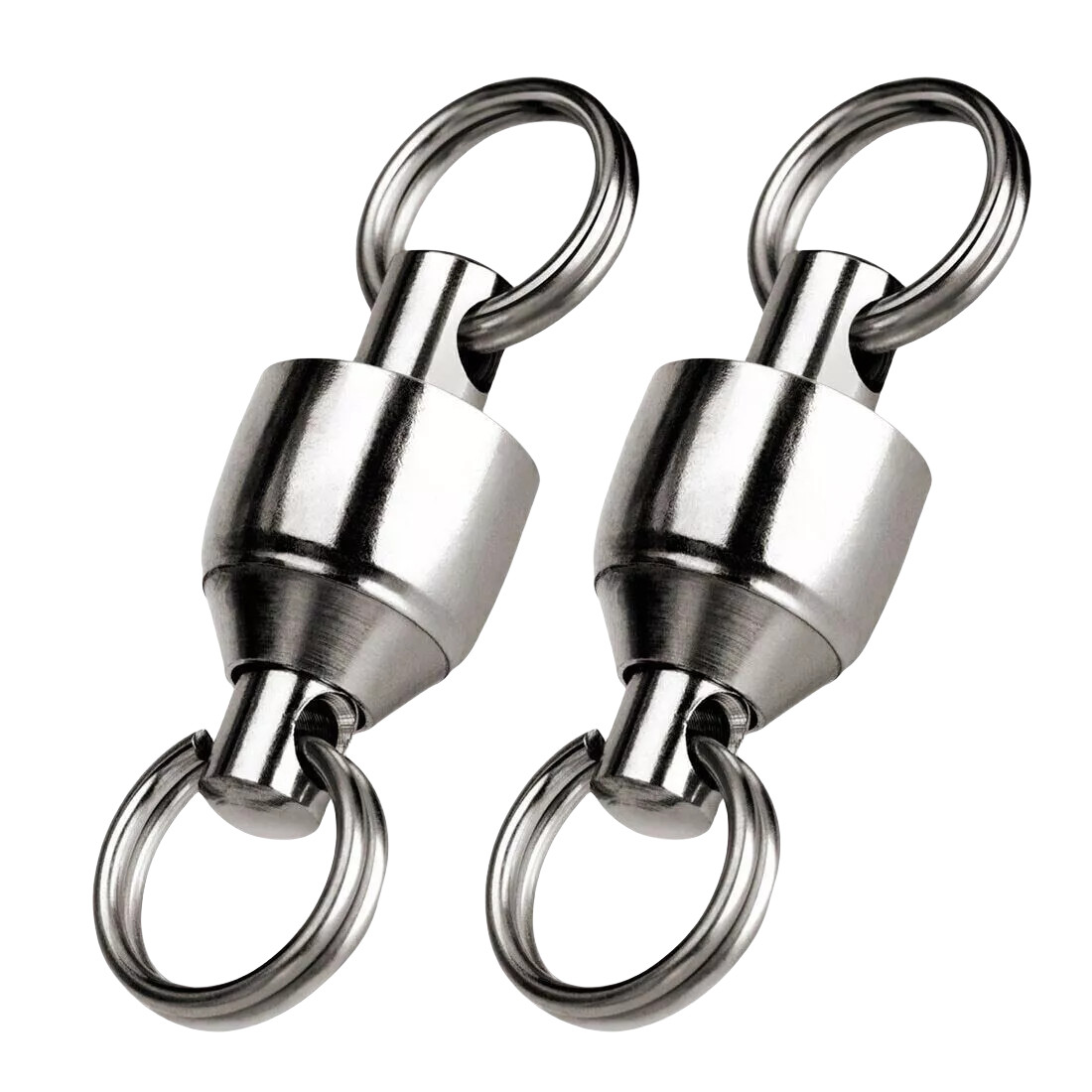 Heavy Duty Ball Bearing Rolling Swivels Solid Ring Stainless Fishing Connector