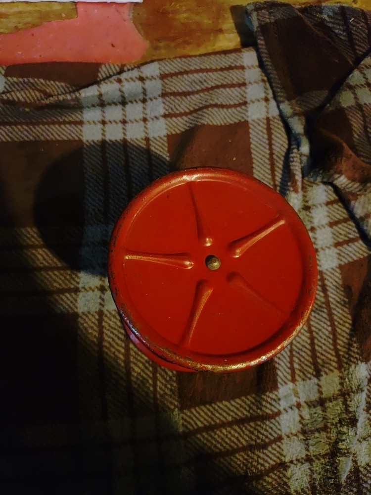 Vintage Metal Pull Toy