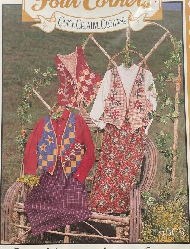 Four Corners Vest and Shirt Patchwork and Applique Patterns