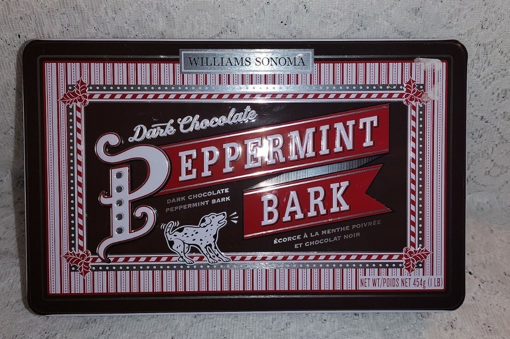 Peppermint Bark Tin...Dark Chocolate.