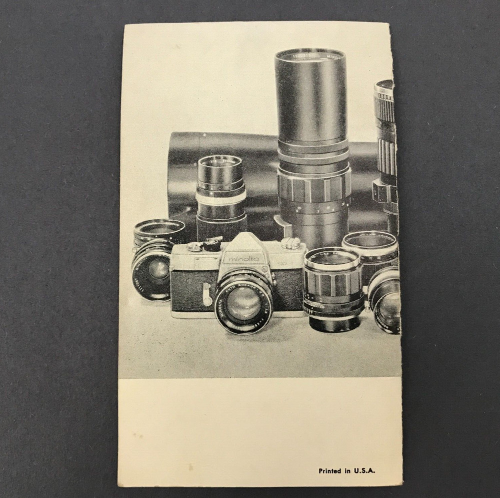 Minolta Price Reference Guide - 1964 - Collectable