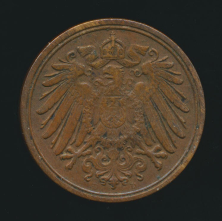 Germany 1904D PFENNIG (Copper)