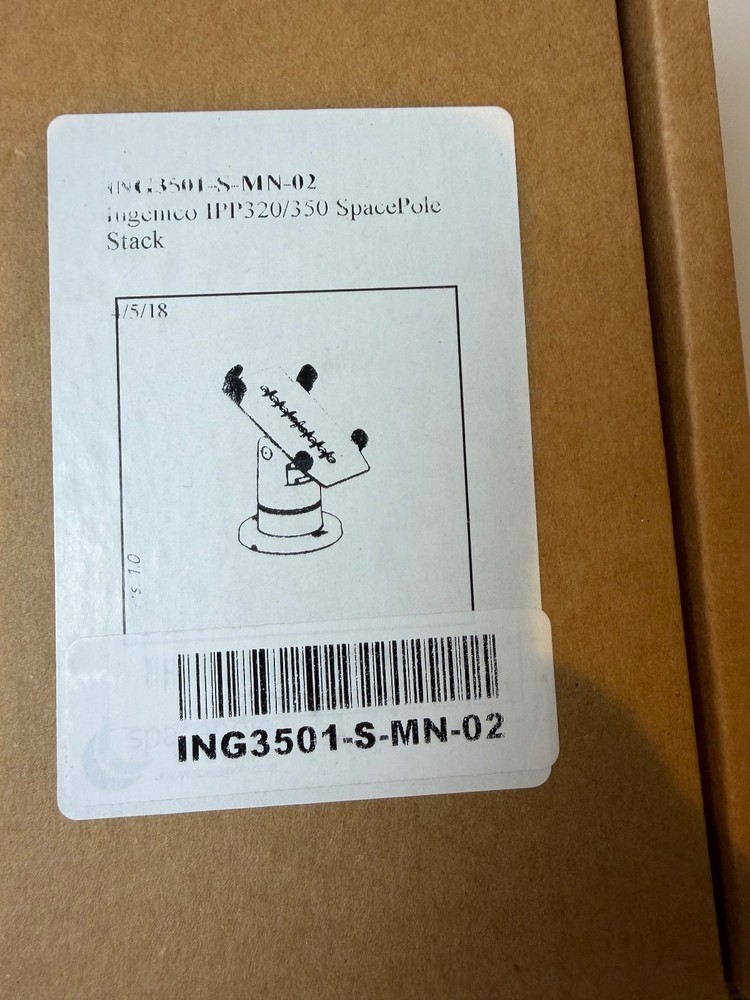 SPACEPOLE Stack Mount for Ingenico IPP320/350 Card Reader Mount ING-3501-S-MN-02