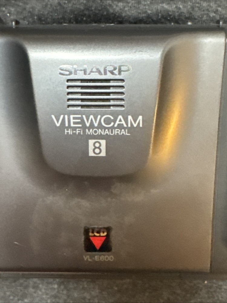 Vintage Sharp Viewcam VL-E600U 8mm Camcorder - Untested - As Is