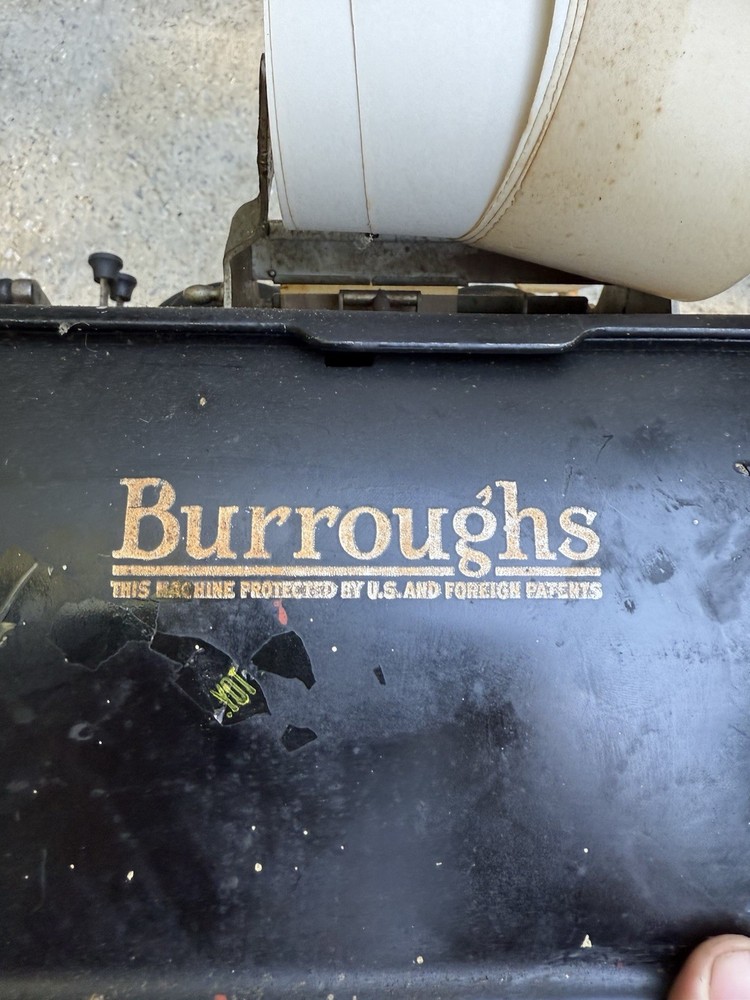 Vintage Burroughs Adding Machine