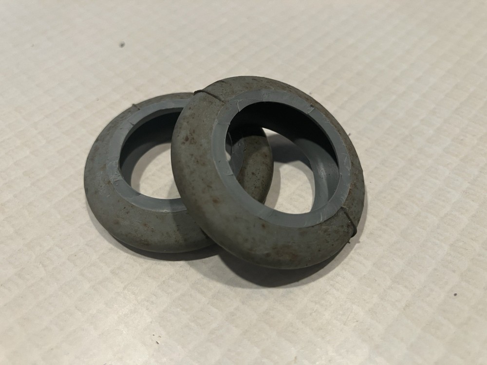 Original WW2 Dog Tag Silencer. Gray. 2