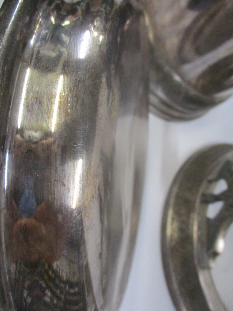 REED & BARTON SILVER PLATE TILTING TIPPING PITCHER Dated May 13, 1878