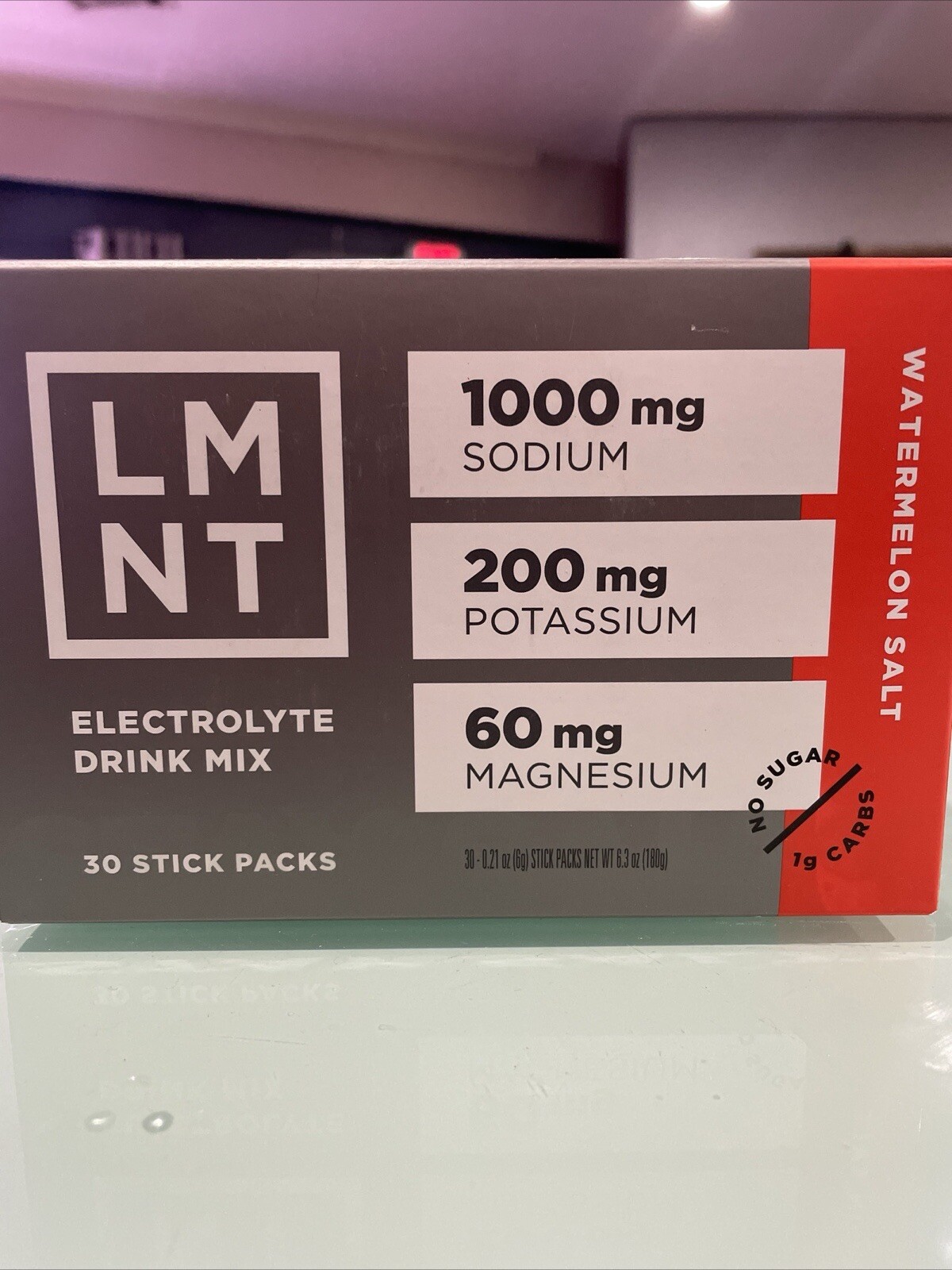 LMNT Electrolyte Drink Mix Watermelon Salt | 30-Count Packets ONLY