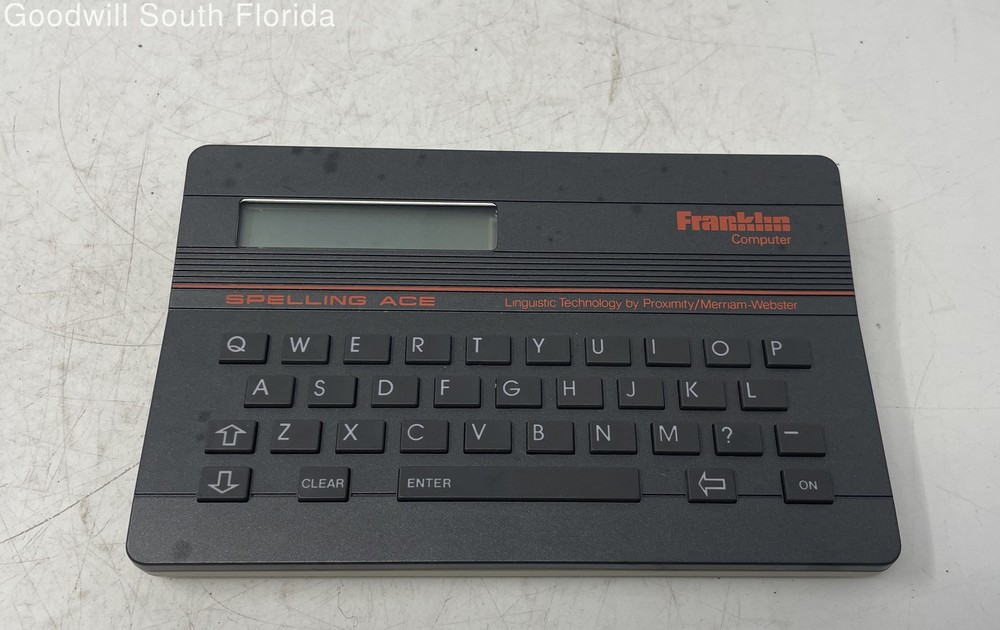 Franklin Computer Spelling Ace SA-88 Black Electronic Spell Checker Not Tested