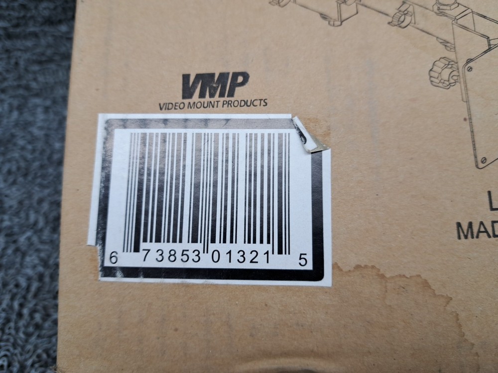 VMP LCD-1 Silver Multi Configurable Small Flat Panel Wall Mount,