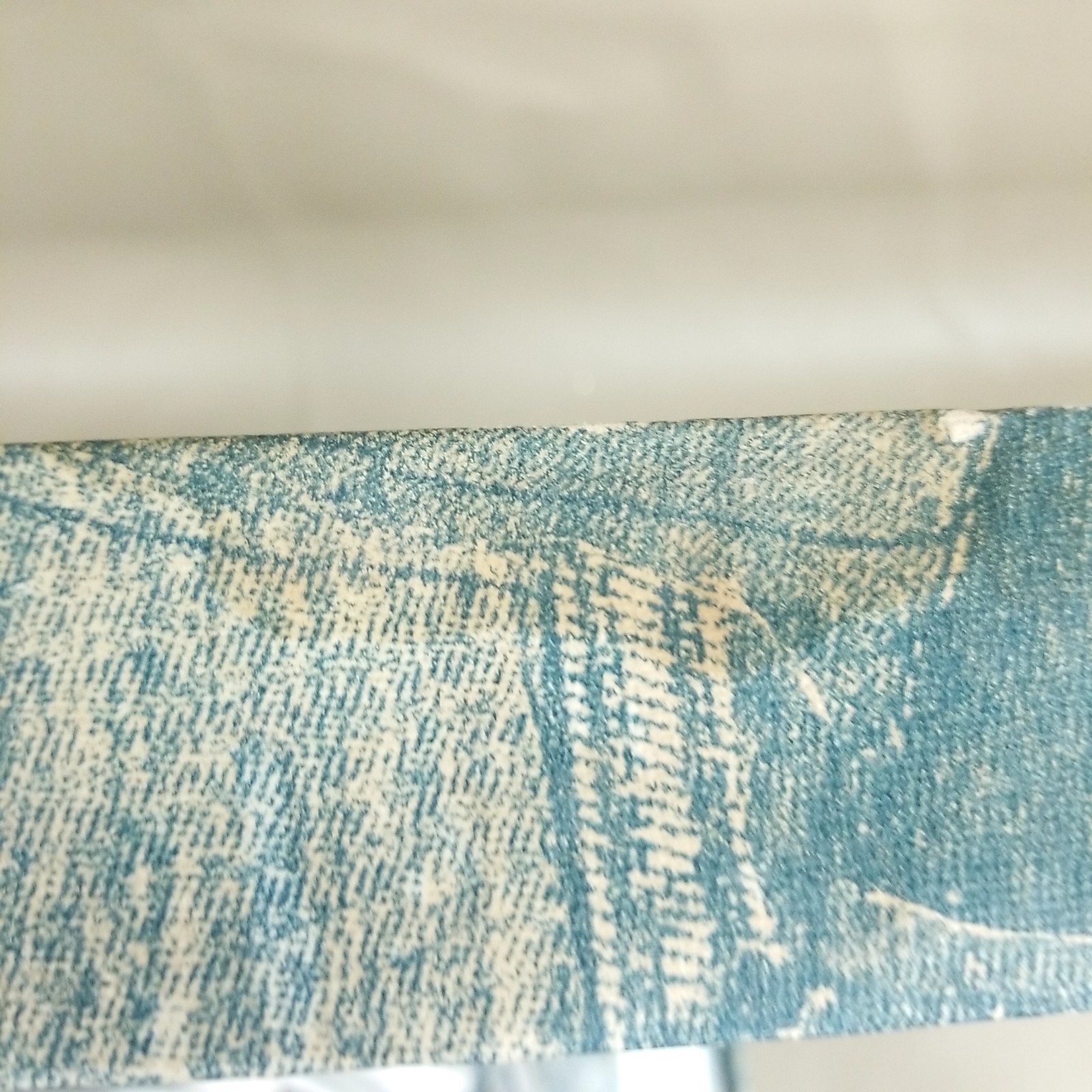 VTG deJay 'Happy Tunes' Portable Record Player #SP-11 Blue Jeans Denim Case