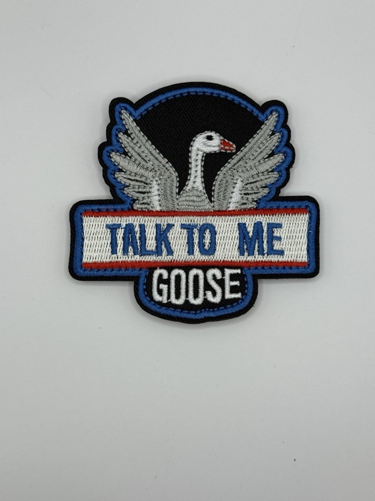 Talk to Me Goose Morale Patch Hook and Loop Patch
