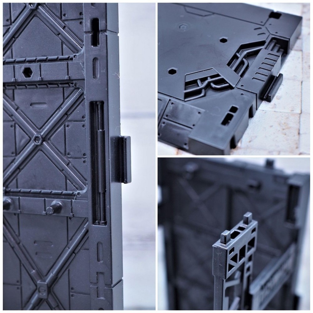 Plastic Model Display Items Set (Plastic Model Gundam Interlocking Display Ba...