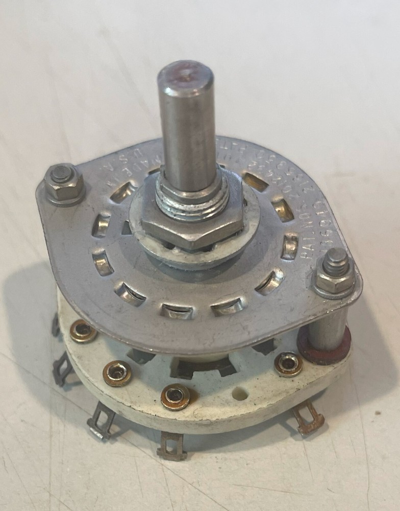 American Made Mil Surplus 4 Pole 4 Position Rotary Switch