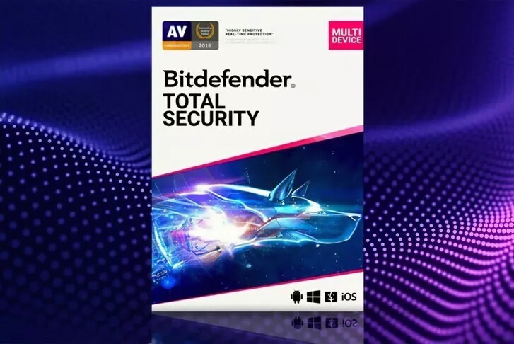 Bitdefender Total Security Multi-Device - 3 Years For 5 Devices + Daily VPN