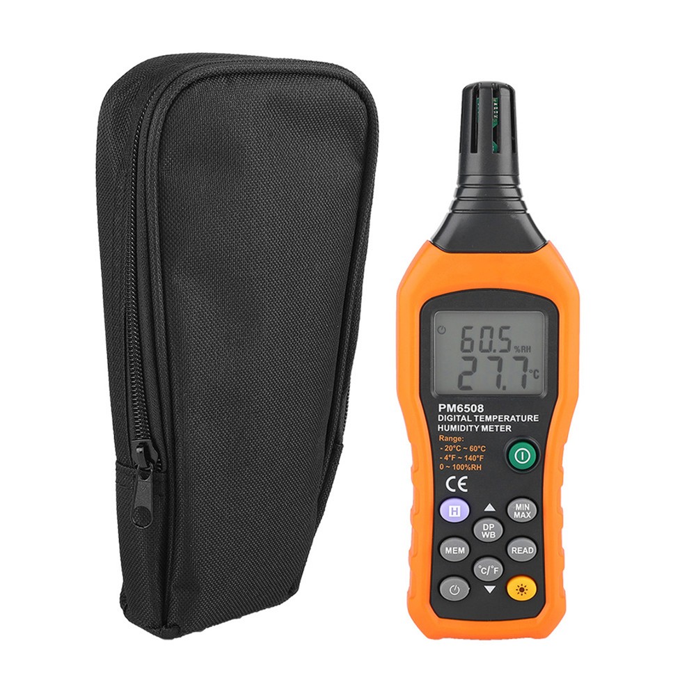 Pm6508 Professional Digital Display High Accuracy Temperature and Humidity Meter