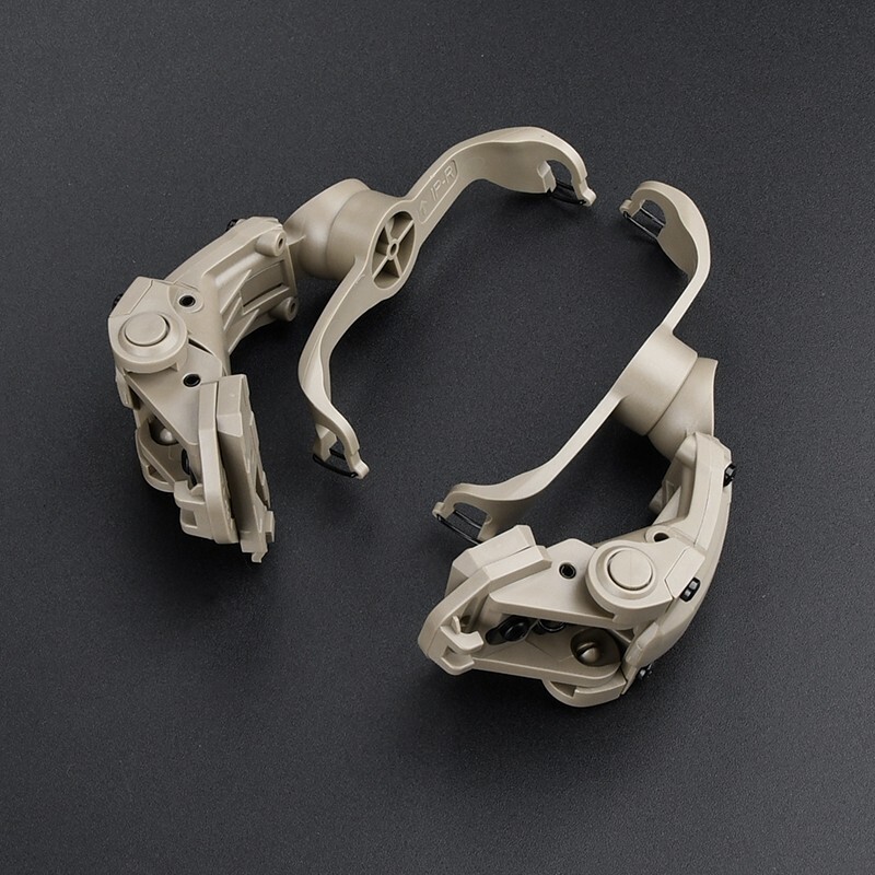 Tactical 360°Rotation Helmet Mount Adapter Headset Bracket FAST Wendy Helmets