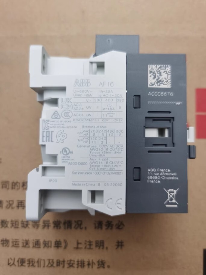 1PCS ABB Contactor AF16-30-10-13