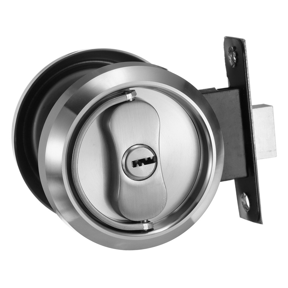 Stainless Steel Deadbolt Lock, Single Cylinder Dead Bolt Locks, Silver