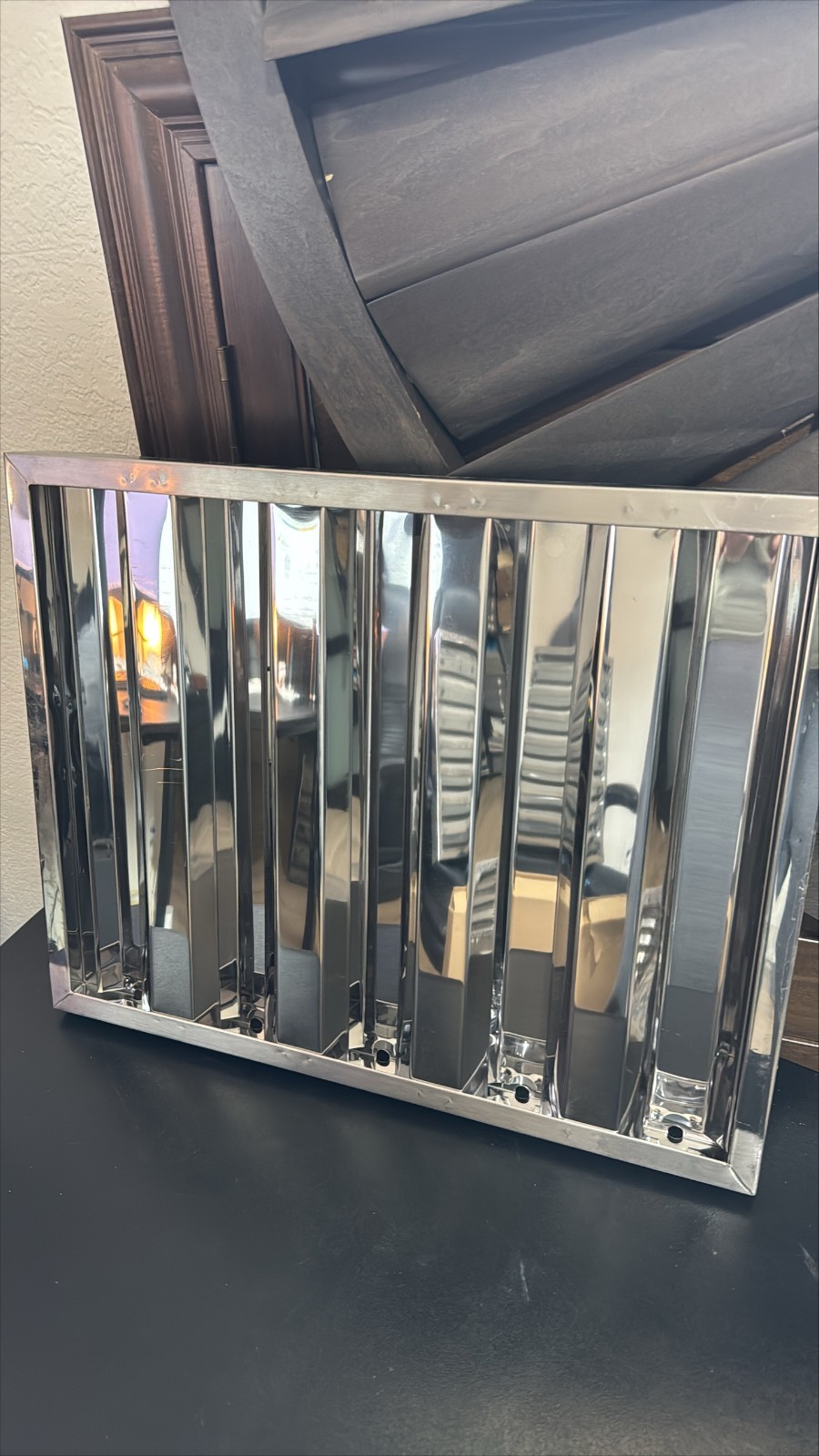 Winco HFS-2016 Stainless Steel Hood Filter 16” x 20” x 1.5” Commercial Kitchen