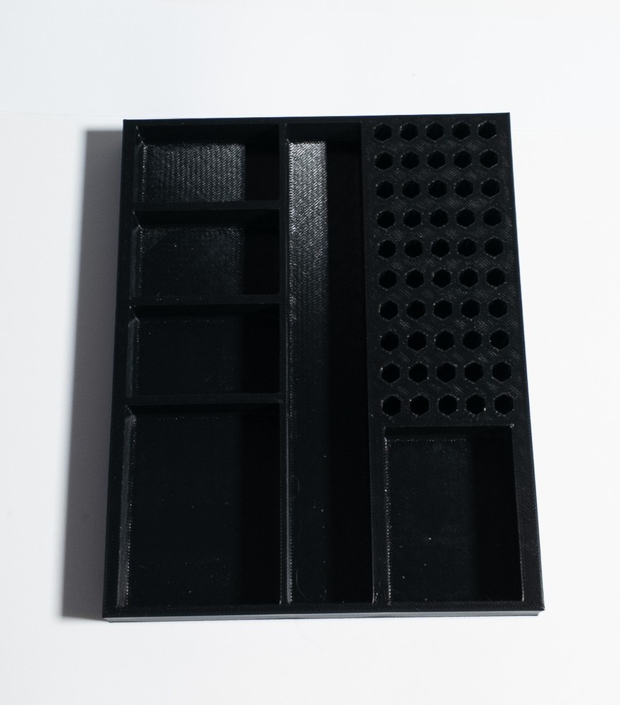 Hex bit organizer insert for DEWALT Medium ToughCase (6 compartments + 50 bit