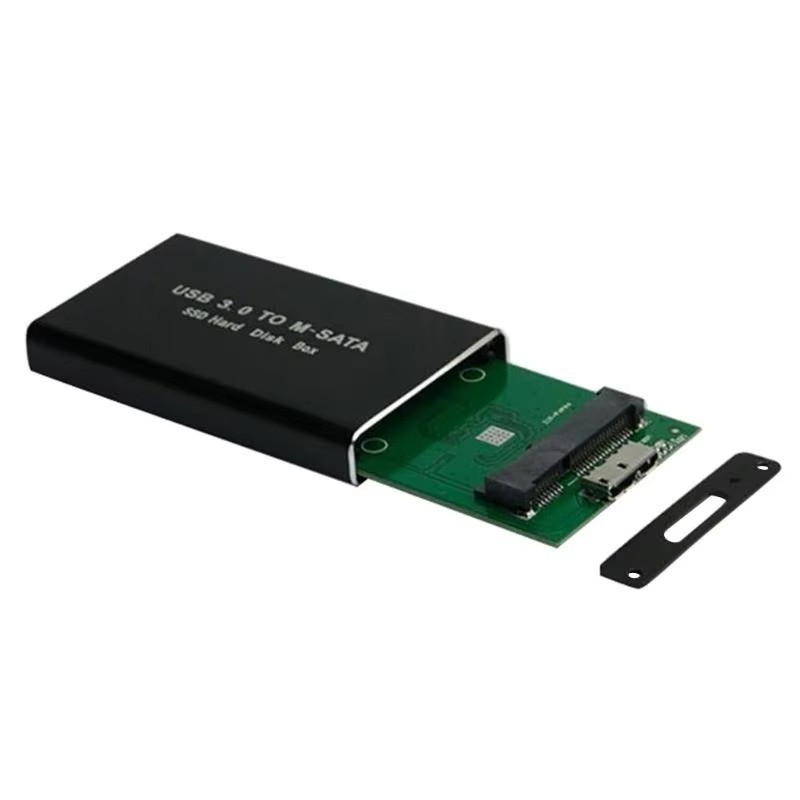 USB 3.0 mSATA SSD Enclosure | External Portable Drive Adapter Case US