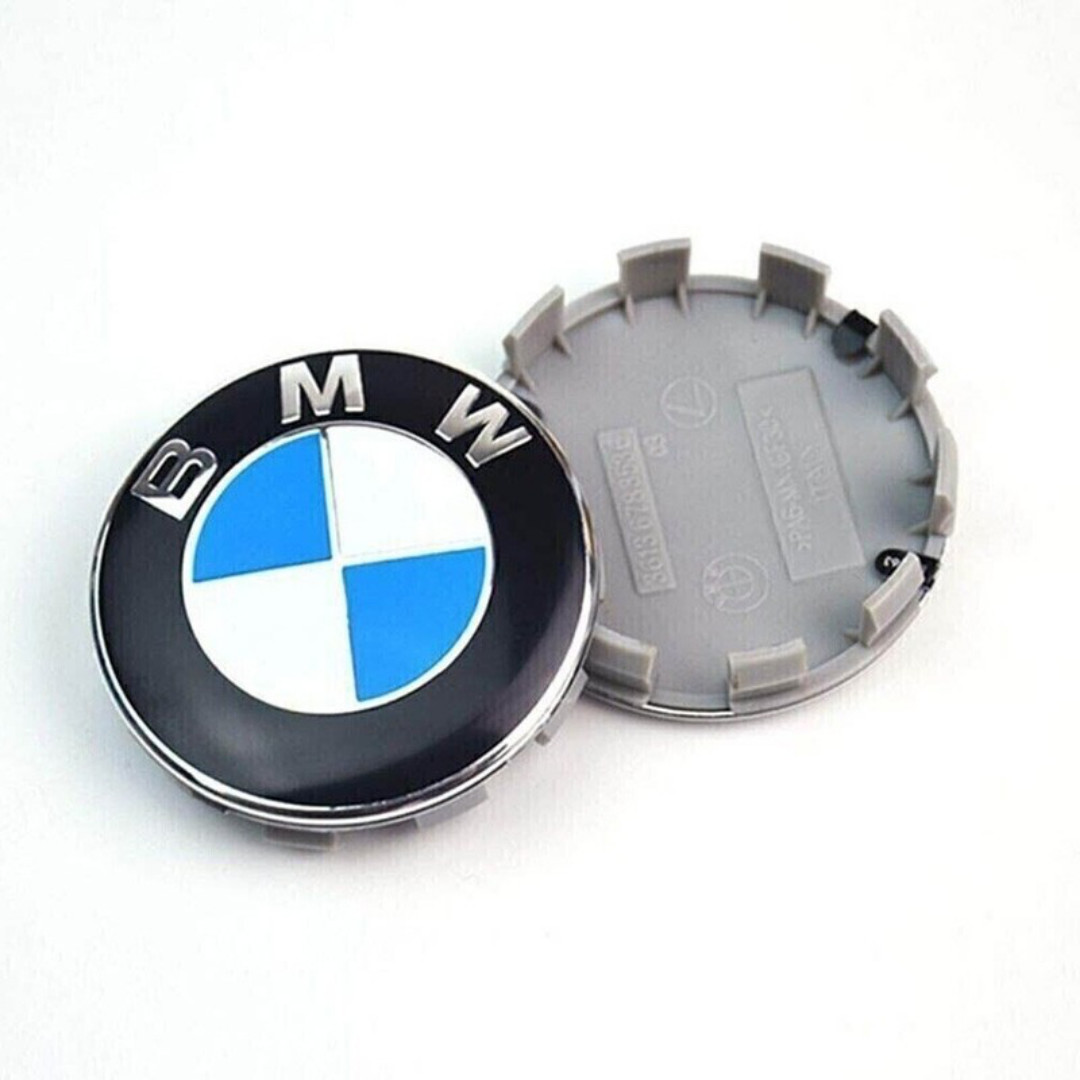New Set (4) Wheel Center Emblem Caps for BMW Sport 68mm