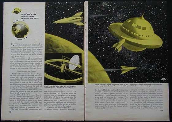 Willy Ley - How the World is Shrinking - 1952 article