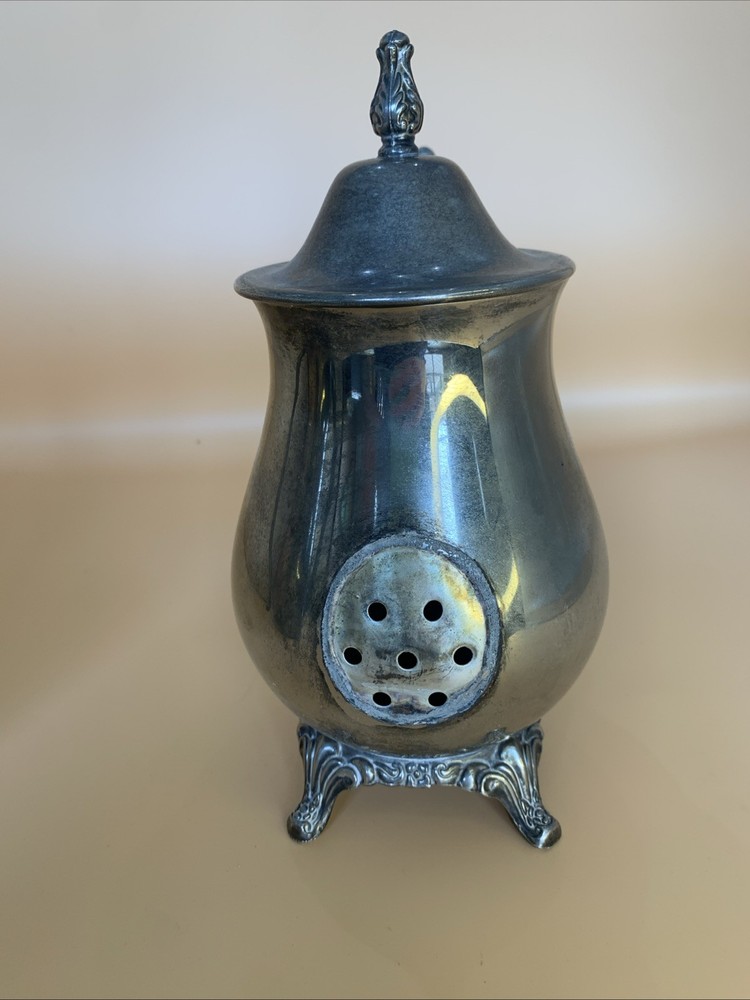 Two Silver Teapots For Crafts Needs Fixed Vintage Silver Tea Pots