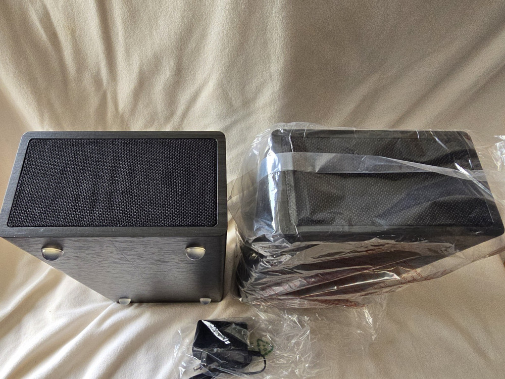 RetroAudio Record Player with 2 ea External Speakers Turntable Bluetooth