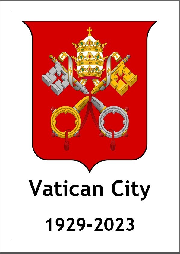 [VE-008] VATICAN CITY Digital Stamp Album [1929-2023, 251 pages] with Info-Pages