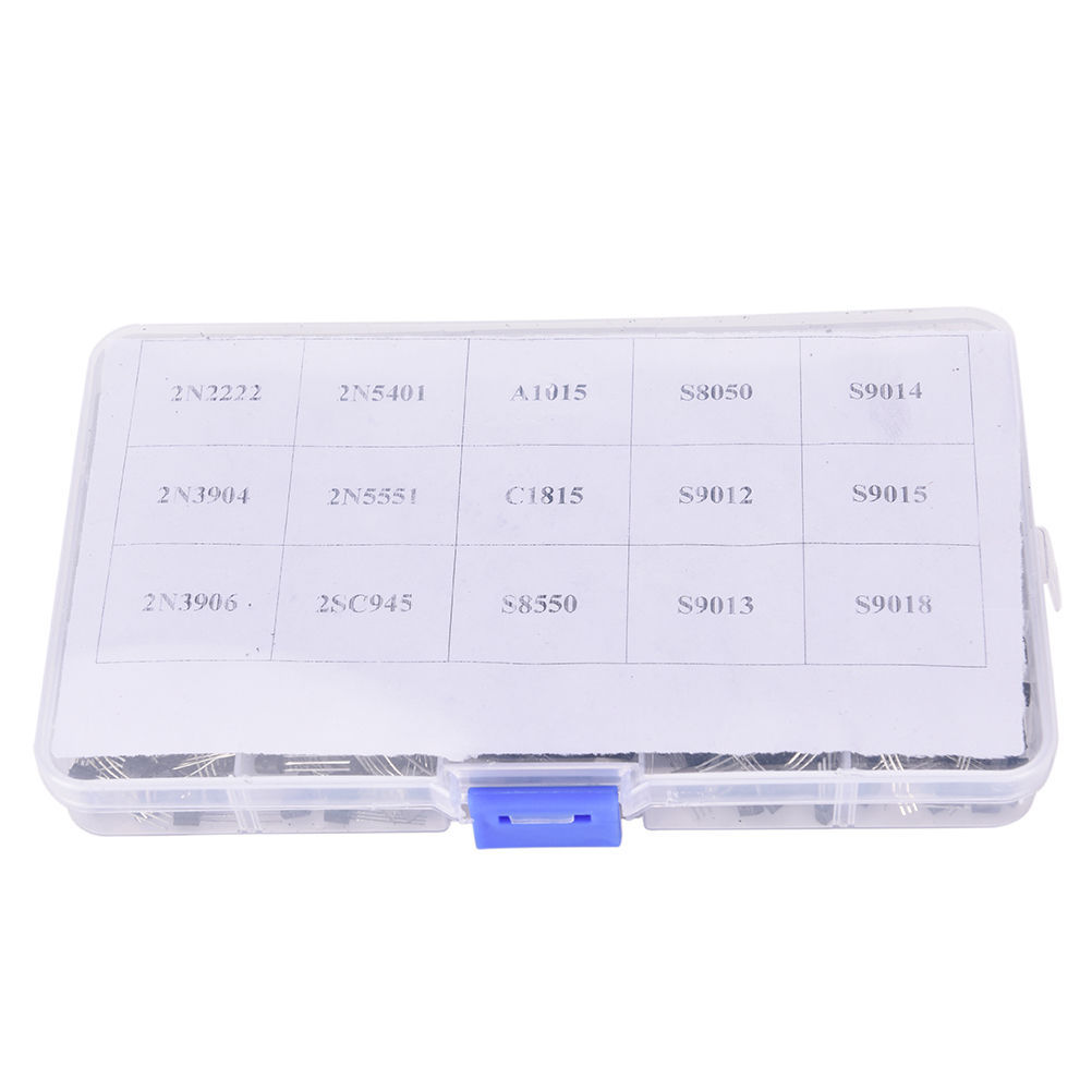 TO-92 Assortment NPN PNP DIY kit 15 value 600pcs Transistor
