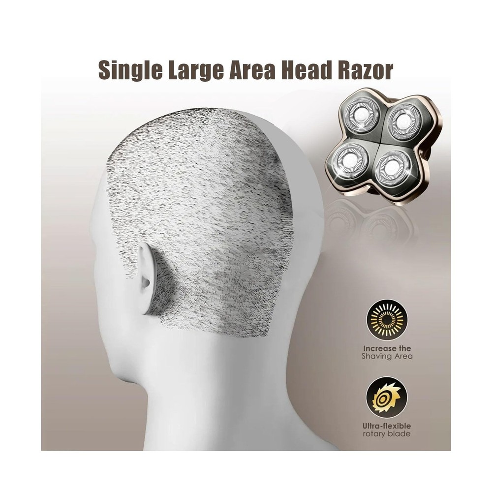 Shaver Replacement Heads Compatible with Skull Head Shaver, Replace... Fast Ship