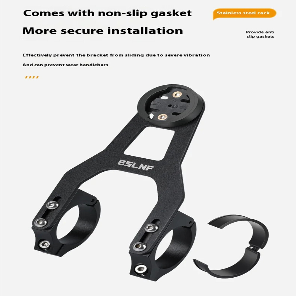 Bicycle Handlebar Computer Holder Light Camera Bracket for Garmin/Bryton Adapter