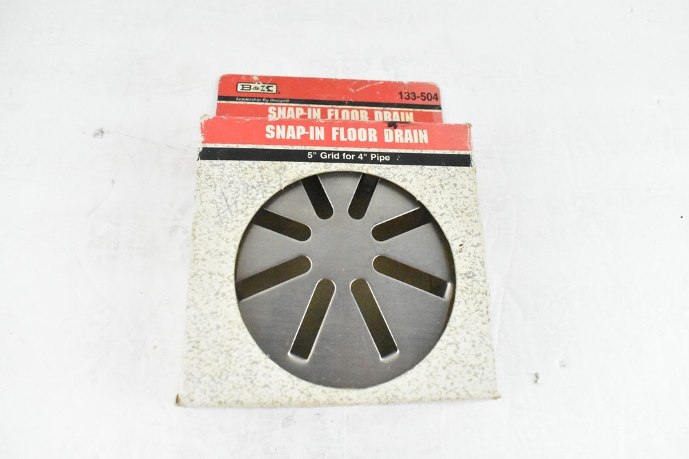 B&K 133-504 Snap-In Floor Drain