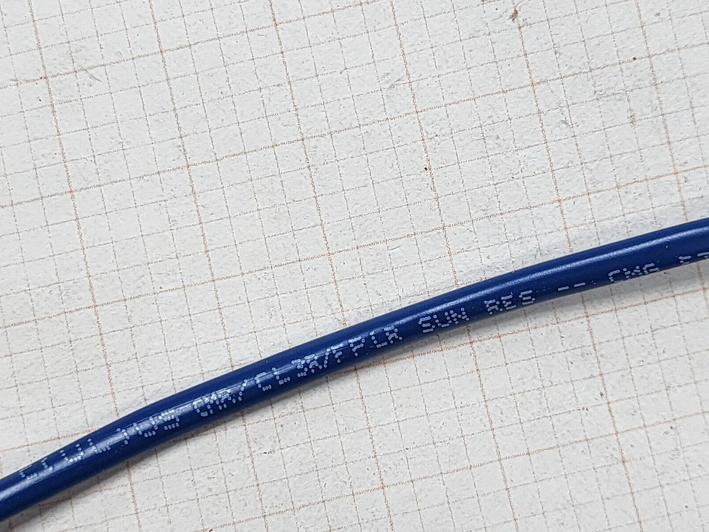 Southwire/Tappan F40015 18/2C Solid Shield Fire Alarm Cable Riser Lt Blue /100ft