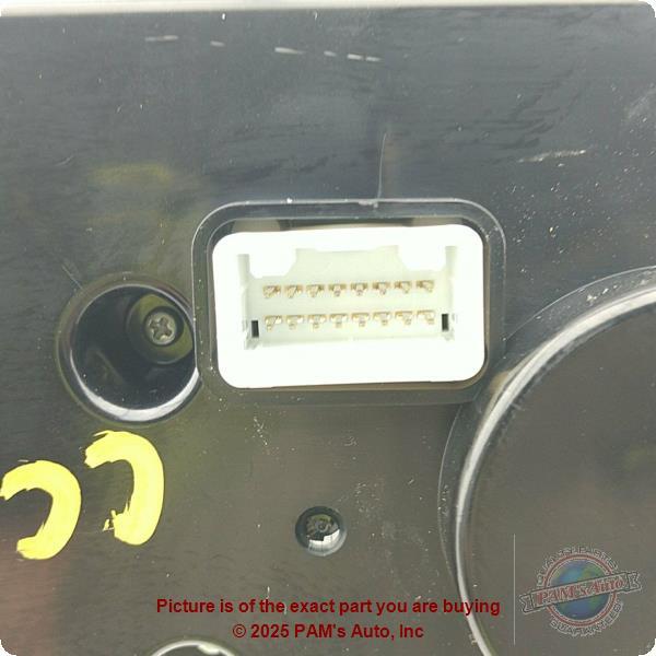 Used A/C Selector Switch fits: 2017 Subaru Legacy automatic temperature control
