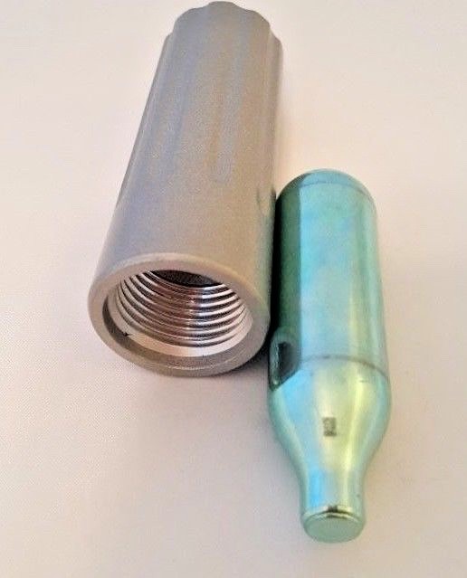 aluminum Whip Cream Charger Holder stainless steel plate Dispenser PHLMTL