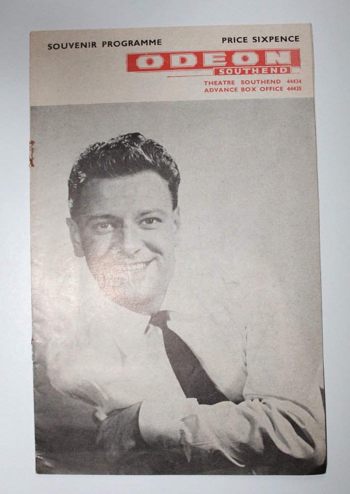 DAVE KING - Souvenir Programme 1957 ODEON Southend