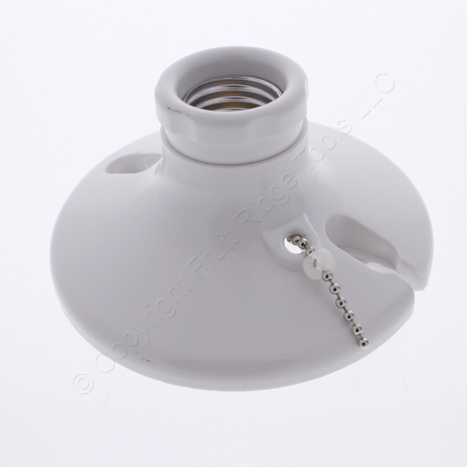 Eaton 2-Piece Keyless Medium Lampholder Push Wire Socket Pull Chain S759W-CD