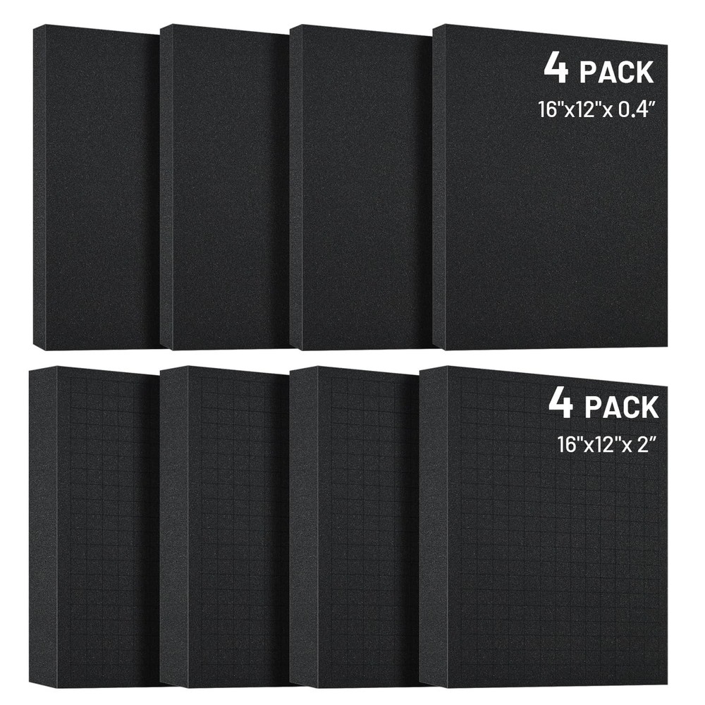 8 Pcs DualThickness Case Foam Insert Kit Pick Pluck Protective Layer Tool