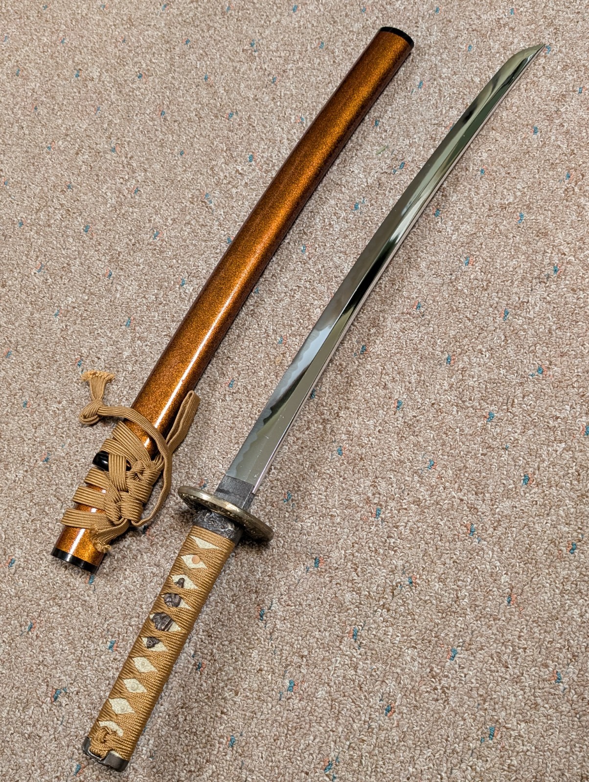 Japanese Wakizashi Sword Ready for Display Nice Modern Version