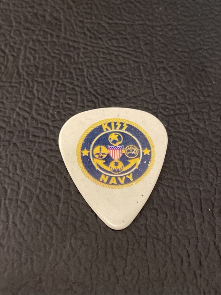 Kiss Kruise II Navy Tommy Thayer 2012 Tour Signature Guitar Pick