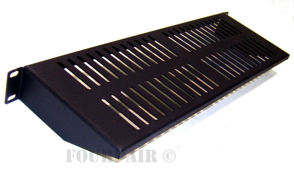 1 Space Cantilever Keyboard Server Data Rack Mount Shelf - 19" 1U 6" Deep Vented