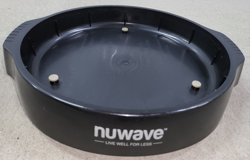 NuWave Pro Plus Oven 20601 20602 Replacement Bottom Base Pan Black Only!