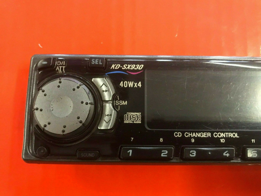 JVC KD SX930 Faceplate