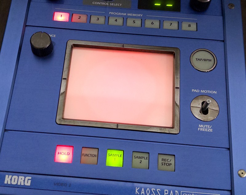 KORG KAOSS PAD Entrancer KPE1 Audio Video Effects Processor Tested WORKING Unit