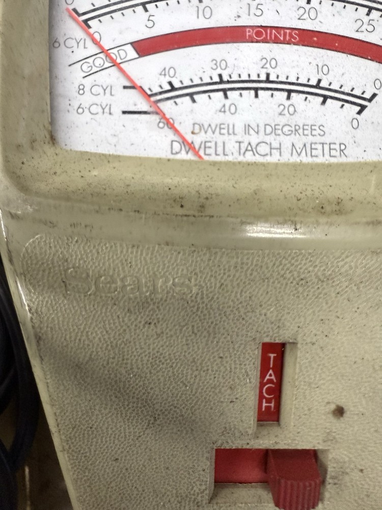 Vintage Sears Dwell Tach Meter