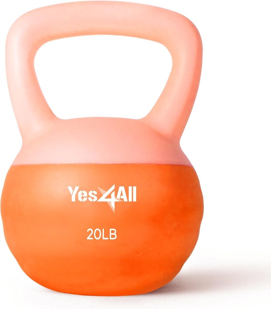 Soft Kettlebell PVC Kettlebells Exercise Weights & Color-Coded Strength Training